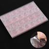 10 Sheets Clear Pink Jelly Glue Double-Sided Adhesive Tape False Nail Tips Accessories Manicure Tool
