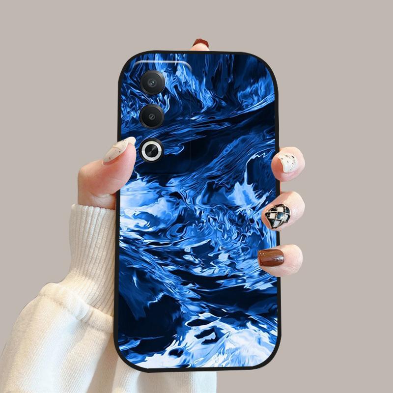 Чехол для Oppo A80 5G A3 Pro CPH2639 Ударопрочный Мягкий Силикон ТПУ Чехол для Телефона Для OPPO K12x A3x 5G Модный Роскошный Fundas Чехлы