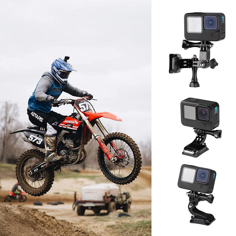 Наклейка Регулировочный рычаг Винт Основание Замок J Кронштейн Для GoPro Hero 12 11 10 9 8 7 6 5 4 3 Insta360 X2 X3 DJI Osmo Экшн Камера