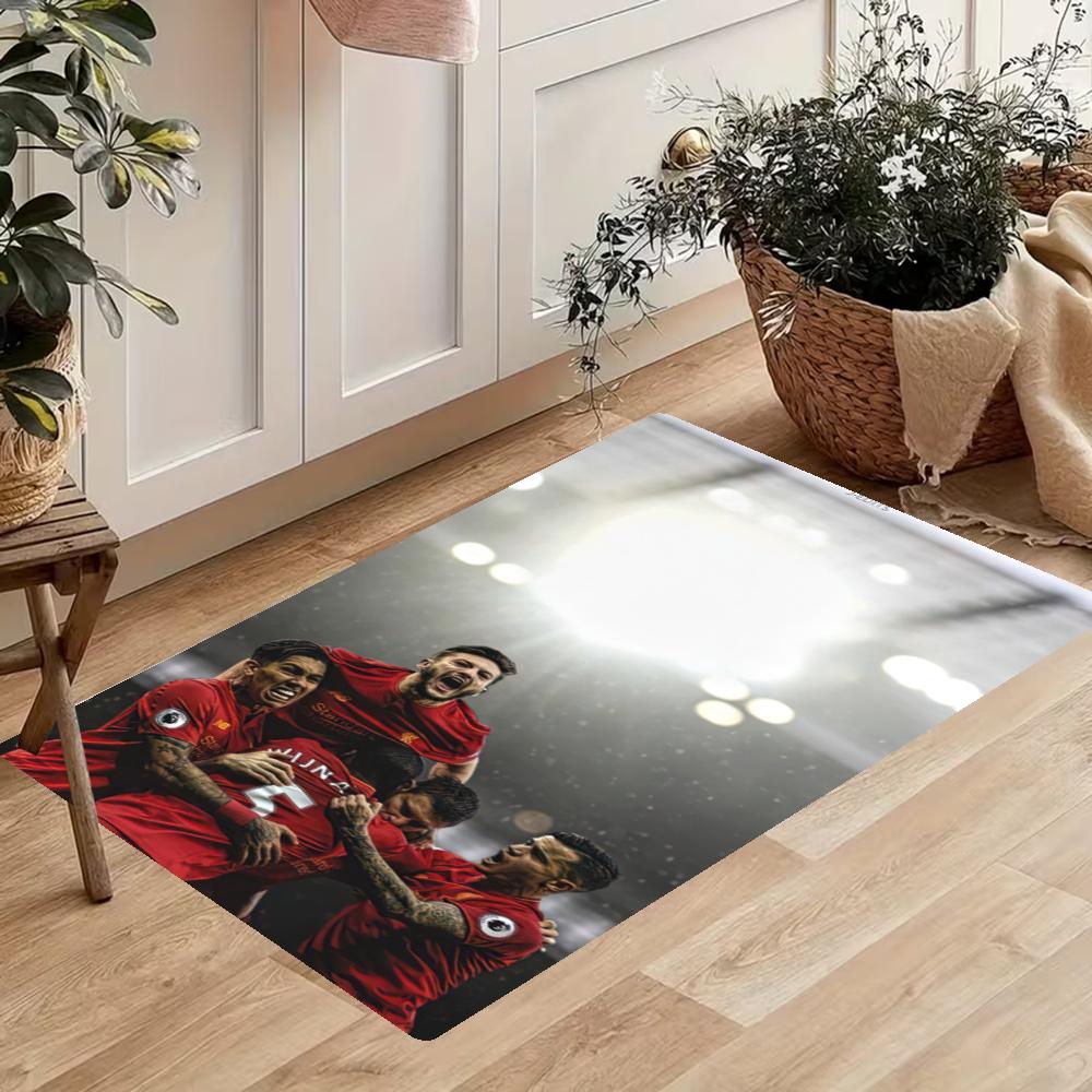 Liverpool Football Club Kitchen Carpet Nonslip Floor Mat Ideal For Indoor And Outdoor Entryway Door Mat Laundry Room Bathroom Foot Mat