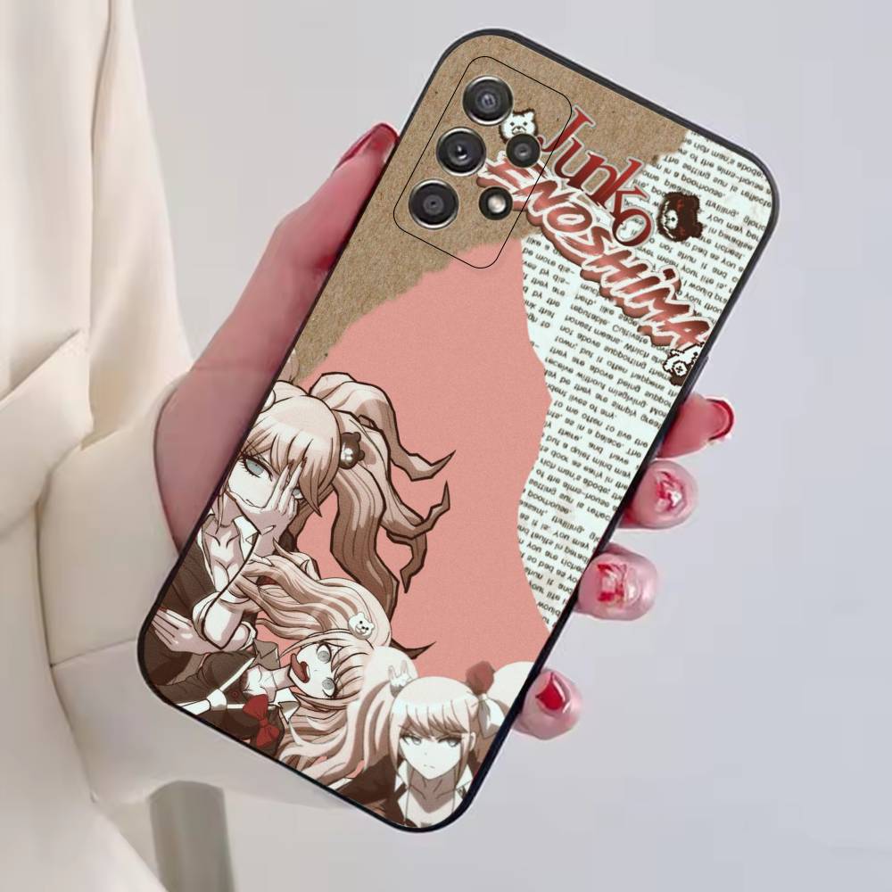 Чехол для телефона D-Danganronpa Game Junko Enoshima Черный Силиконовый Мягкий Для Samsung S25, S24, S21, S22, S23, S30, Ultra, S20, Plus, Fe, Lite