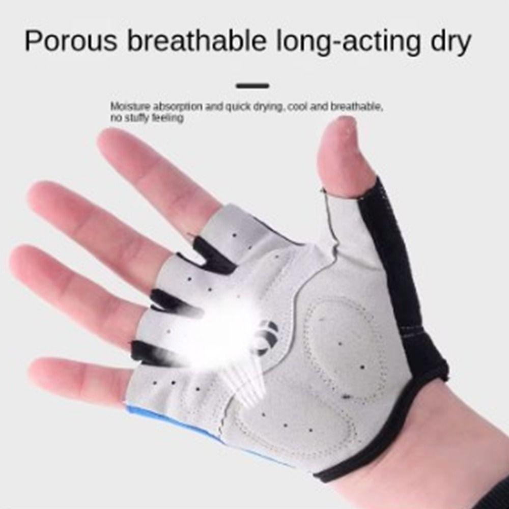 Anti-sweat Bicycle Motorcycle Gloves Anti Shock Road Bike Sports Gloves Power Lifting