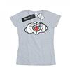 Womens/Ladies Mickey Mouse Heart Hands Cotton T-Shirt