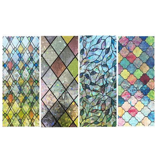 3D Пленка для конфиденциальности окон Декоративная Матовая Статическая Адгезия Съемная Многоразовая Дом Офис Ванная Комната УФ Солнцезащитная Наклейка На Стекло Покрытие