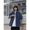 Summer New Chinese Style Vintage Denim Jacket For Men And Women, Loose Retro Button Washed Denim Top