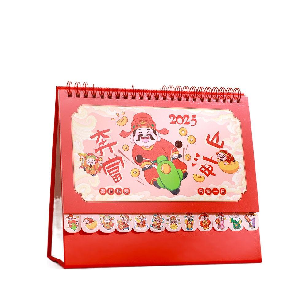 Настольный календарь-флип на 2025 год, ежедневный, месячный, настольный календарь для студента