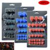30PCS/Set Motorcycle Screw Cap Cover Head Body Decorative Engine Nut Bolt Caps for Yamaha Kawasaki Honda Car Bicycle Accessories MYY