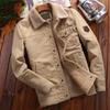 Men's Coat Pure Cotton Plus Velvet Thickened Cotton Coat Men's Loose Large Size Cotton Jacket Jacket Men's Clothing