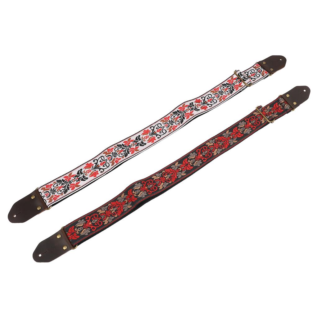 Guitar Strap Thickened and Widened Multifunctional Unique Jacquard Embroidery Guitar Strap