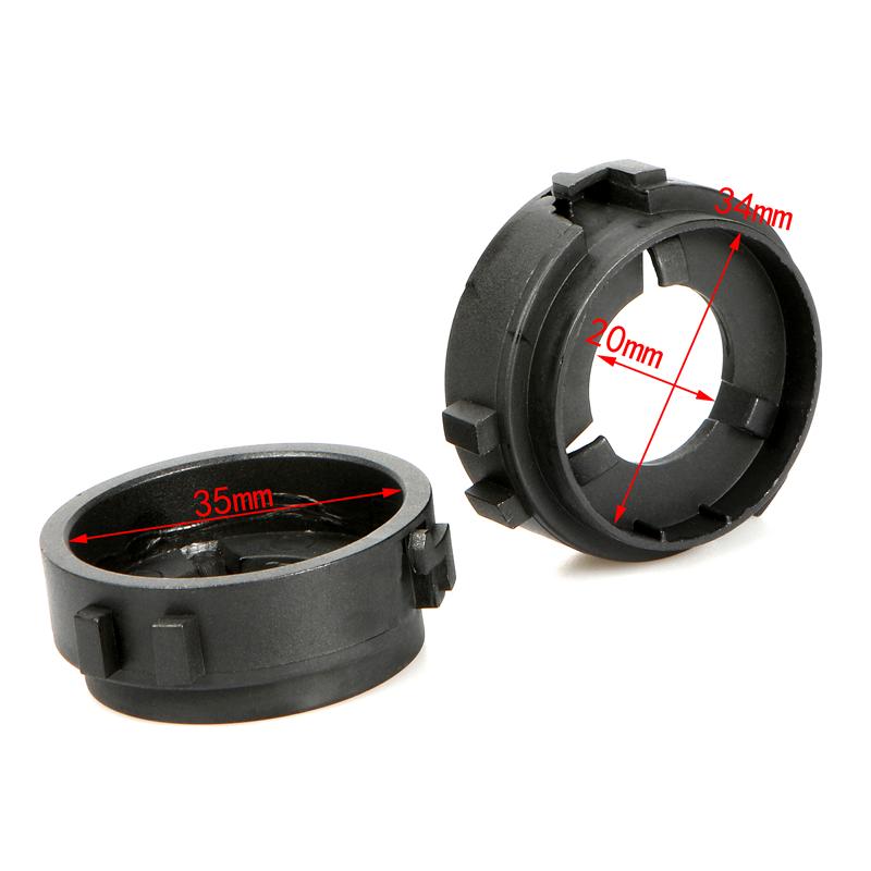 2 шт. для Volkswagen Golf-6 Sharan Scirocco, автомобильный H7, светодиодный держатель лампы для фар, адаптер для противотуманных фар, фиксаторы, зажимы, аксессуары