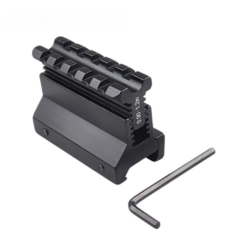 60 мм Регулируемый Металлический 5-слотовый Кронштейн для Увеличения Высоты, База планки Пикатинни/Вивера 21 мм