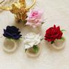 1 шт. Кольца для салфеток в виде цветов, красная роза, пряжка для полотенца для свадебной вечеринки, Дня святого Валентина, украшение стола для дома, держатель для салфеток на день рождения