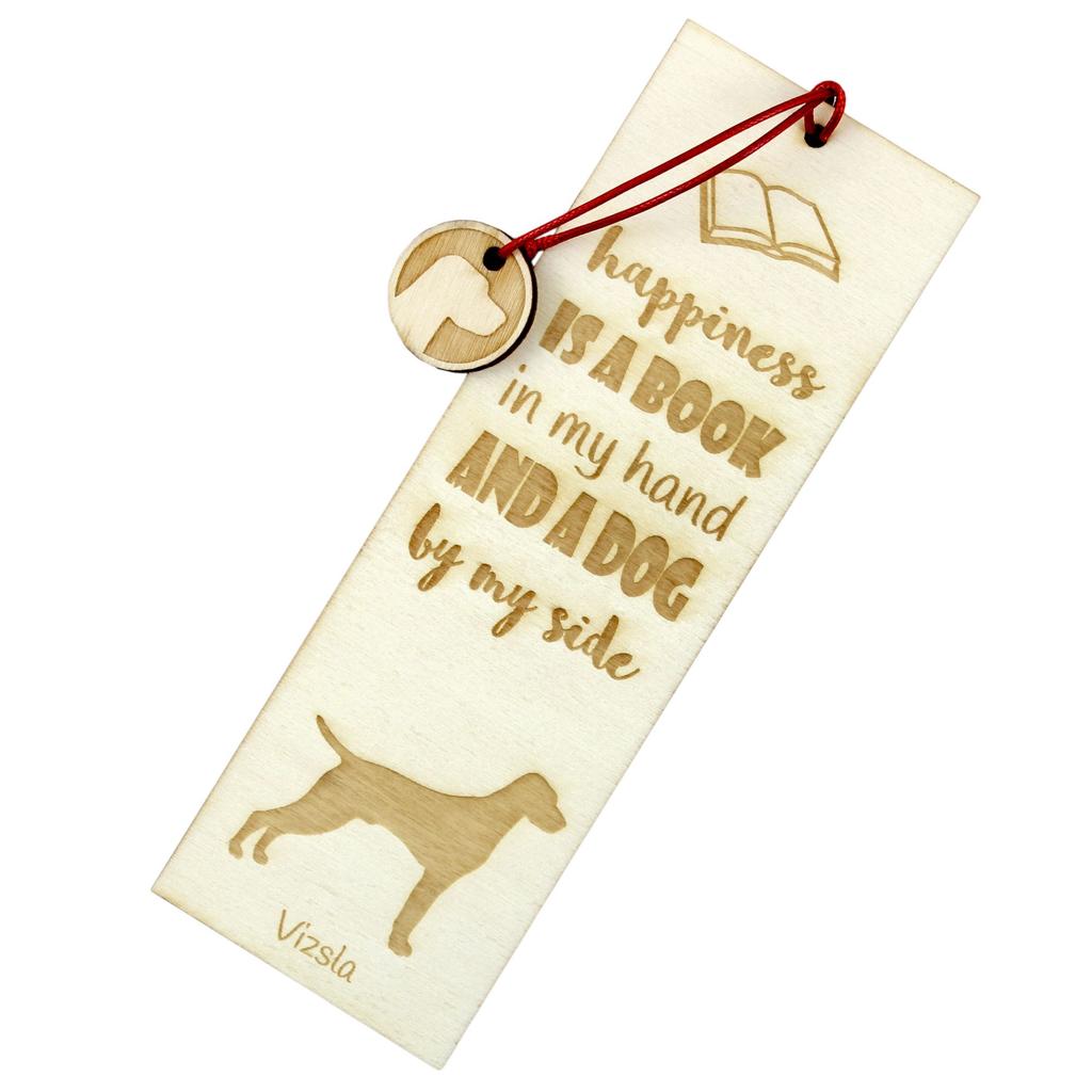 Vizsla – Dog bookmark, personalized bookmark – Design 01 | Art-Dog