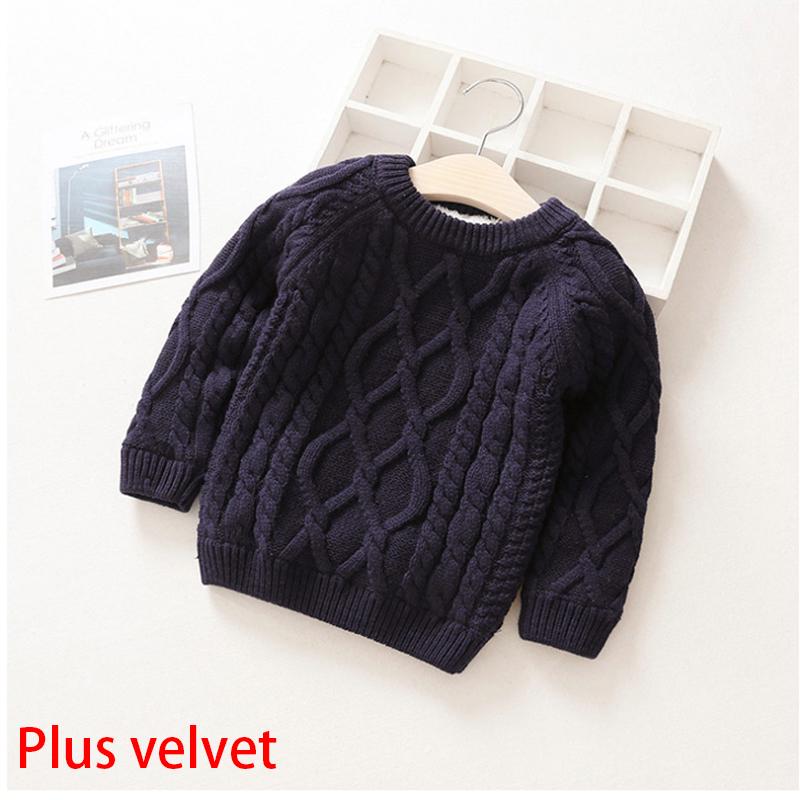 YUBAOBEI Baby Winter Children Toddler Sweater Thick Warm Baby Boy Girls Sweater Winter Knitwear Pullo