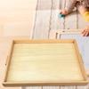 Montessori Wooden Tray Breakfast Organizing with Handle, Food for Party, Snacks,