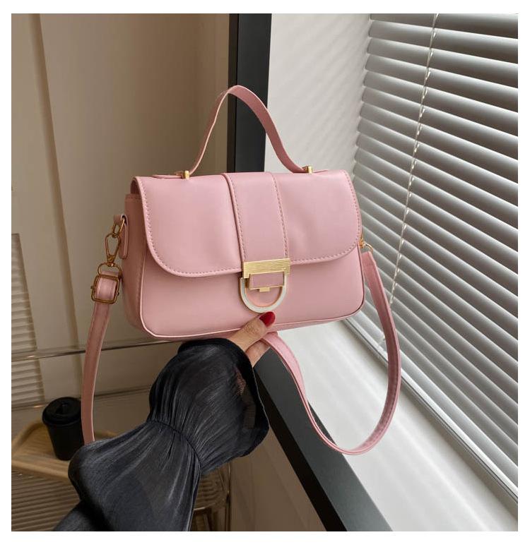 Сумка женская 2024 новая модная популярная портативная маленькая квадратная сумка простая фактура сумка через плечо сумки