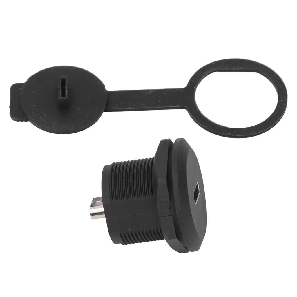 Соединительная муфта для монтажа на панель типа C 3.1, водонепроницаемая розетка USB C, монтажная розетка с пылезащитным чехлом