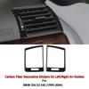 Carbon Fiber Decorative Stickers Left/Right Air Outlets Trim Sticker Car Styling For BMW 3 Series E46 1998-2004 Car