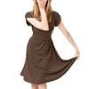 Women's Pregnant  Baby Maternity Joint Polka Dot Printing Outwear Dress
