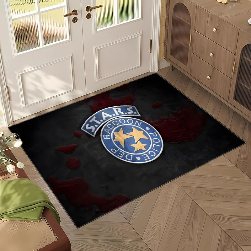 Raccoon Police Department (1) Office Rug Elegant Floor Rug for Office Living Room Bedroom and Indoor Home Spaces
