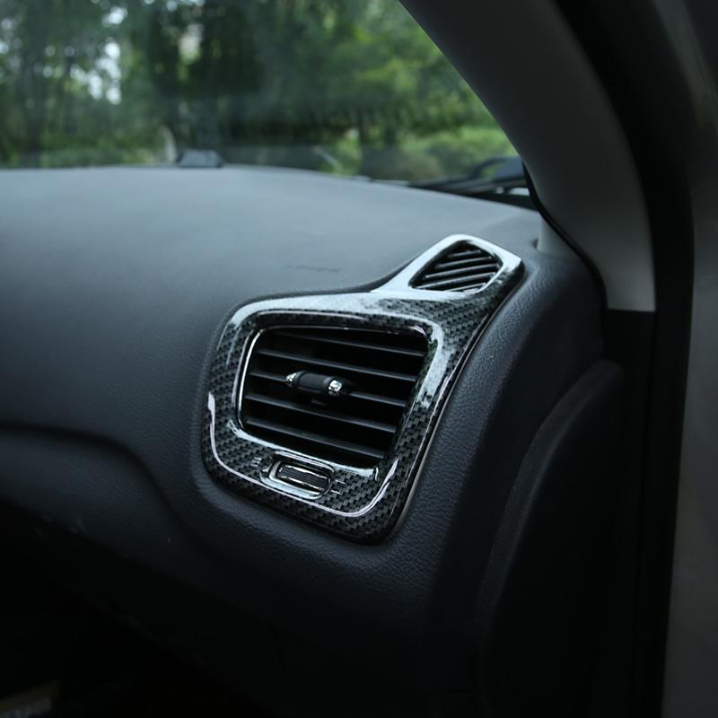 Мой хороший автомобиль, хромированный защитный чехол для вентиляционного отверстия, наклейка на розетку кондиционера для Jeep Compass 2017 2018