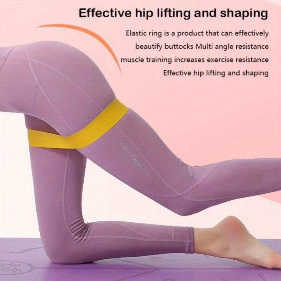5 шт./компл., натяжной пояс для йоги, эластичный пояс для фитнеса, пояс для сопротивления, вспомогательное растягивающее кольцо для приседаний и бедер, пояс для упражнений на растяжку