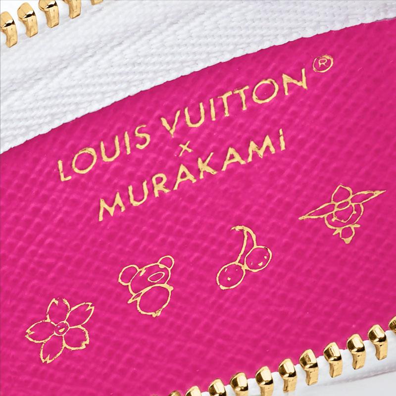 Louis Vuitton X Takashi Murakami Кошелек-ключница Мультиколор/Белый кантва с монограммой Женские кошельки M28388