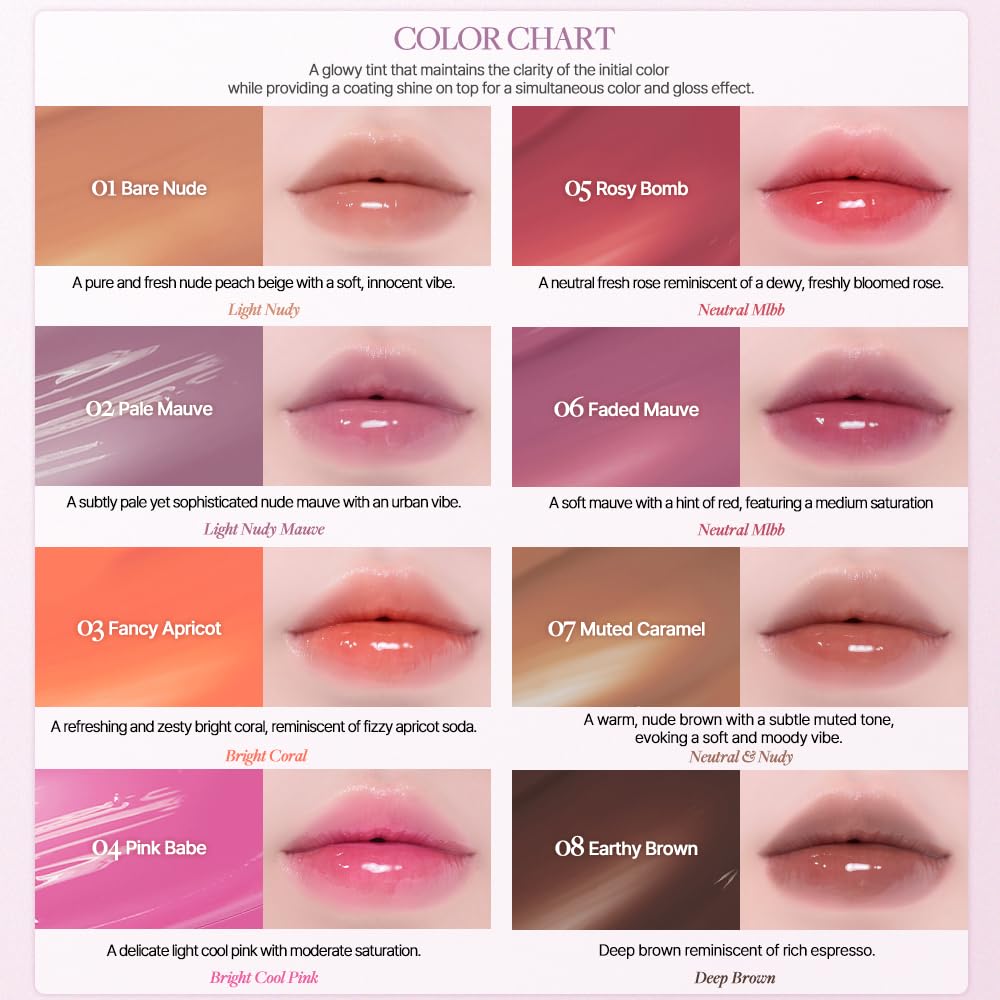 Heart Percent Dote On Motion One Way Glowy Tint [#09. [Персиковое молоко] Тинт с высоким блеском, который придает цвет и сияние всего одним касанием.