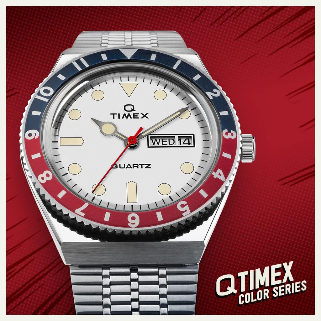 Timex Watch TIMEX Q Blue x Red TW2U61200 [TIMEX] Men's [Authorized Import]