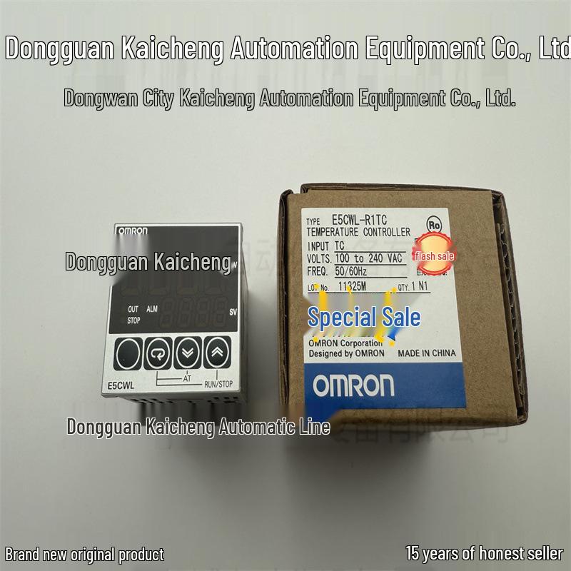 E5CWL-R1P 48x48мм Цифровой термоконтроллер Omron, AC100-240, Платиновое сопротивление