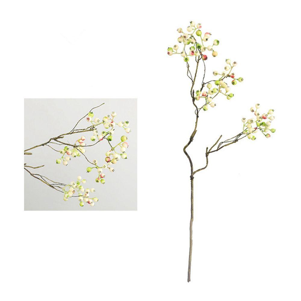 Имитация клюквы, искусственные цветы, домашний декор, ягоды, Рождество, свадебная вечеринка, украшение стола, сделай сам, искусственные ветки черники