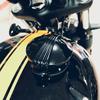 Мотоциклетная Алюминиевая Крышка Бензобака в Стиле Monza Для Triumph Bonneville Bobber Черная T120 T100 Street twin