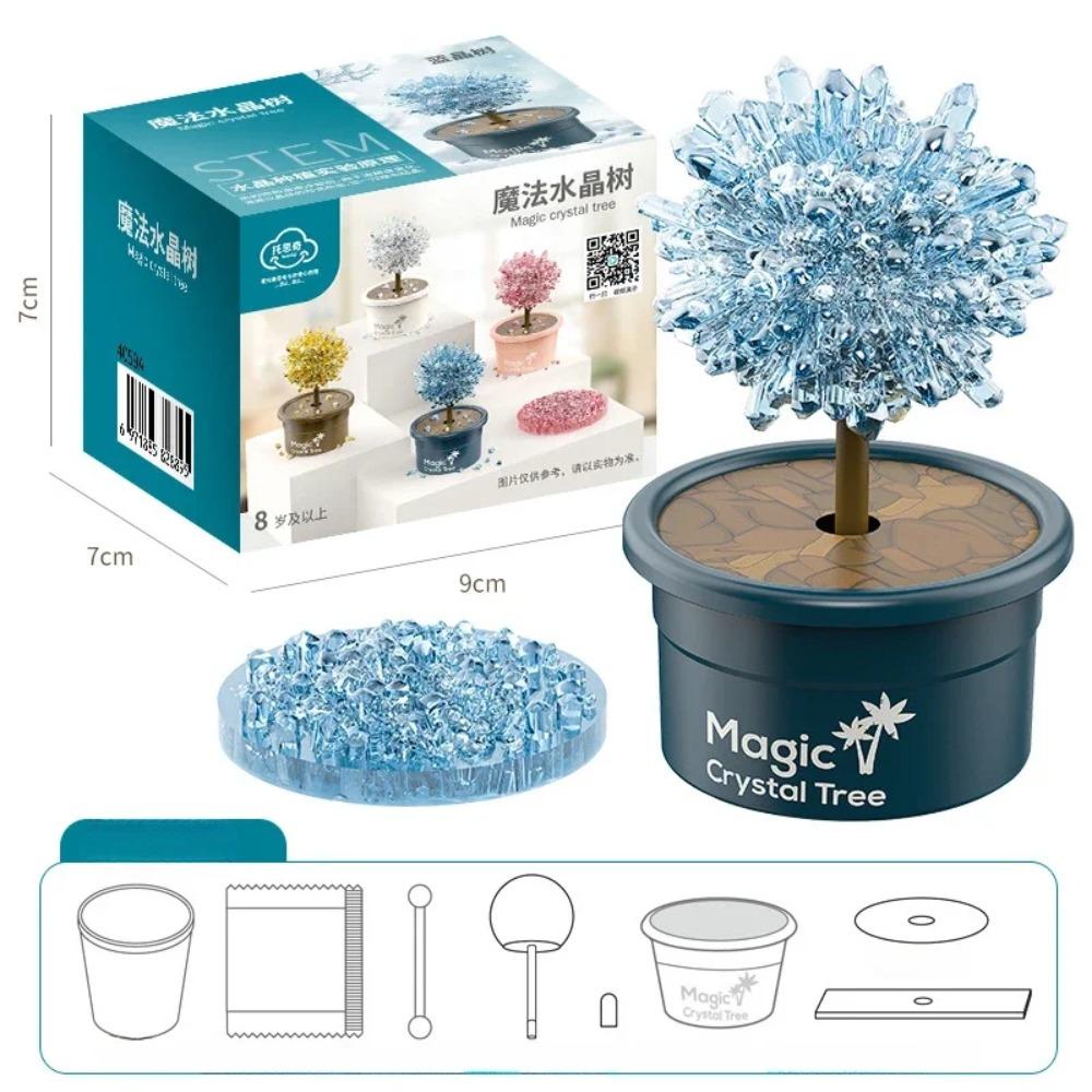Grow a Crystal Crystal Trees Growing Kit Colored Crystals Crystal Making Kit  Kids
