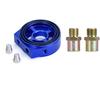 Racing M20X1.5 3/4-16 1/8 NPT Aluminum Oil Pressure Gauge Oil Filter Sandwich Adapter Car Accessories