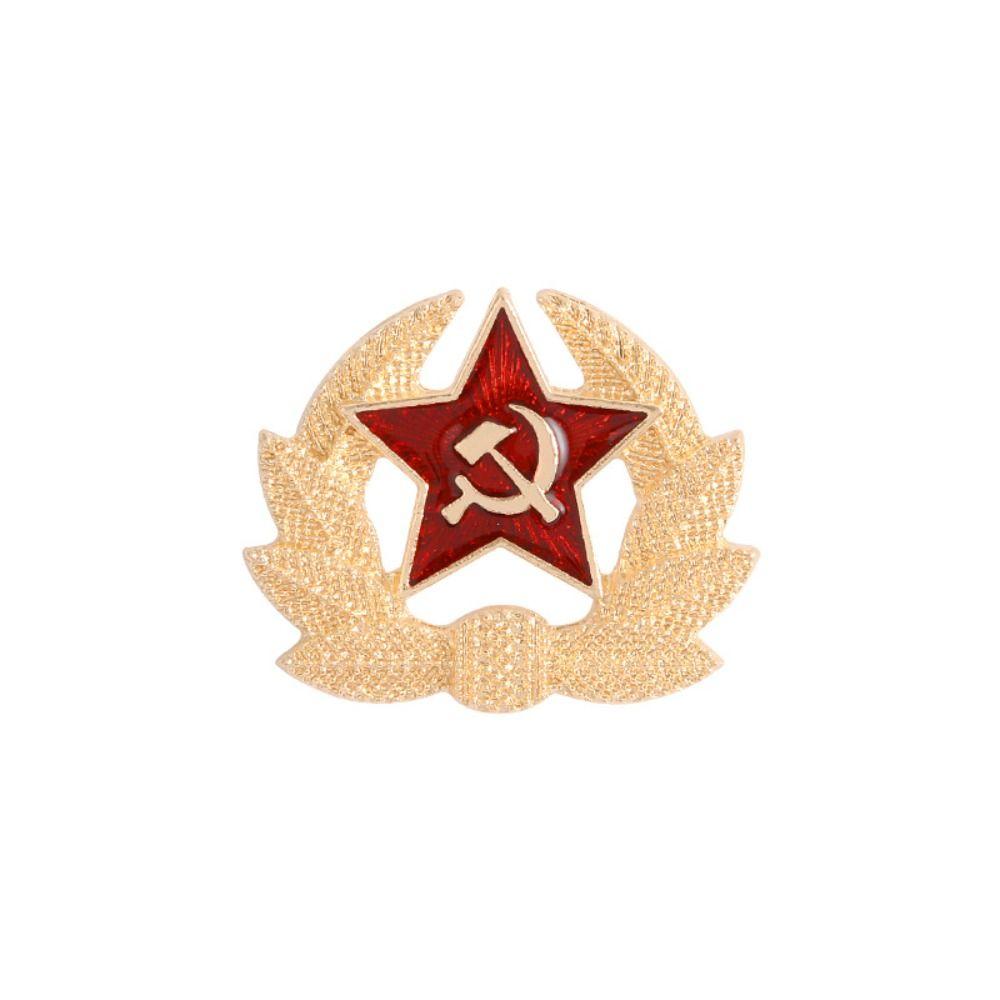Русские смешные значки с котами Русская голубая кошка Брошь Красная звезда Красная звезда Русская булавка Любители кошек Друзья