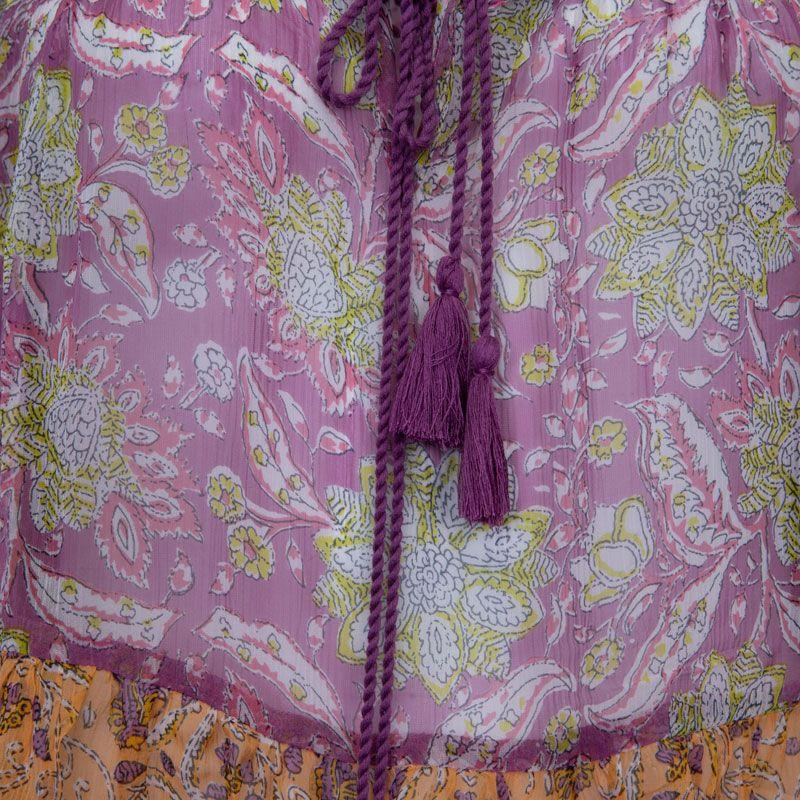 Топ с длинными рукавами loah прозрачный с цветами Женский ANTIK BATIK