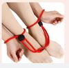 VaHppy Sex Toys Handcuffs Cotton Rope Style Adjustable Length Skin Protection Adult Sex Game Props Ankle Cuffs Bondage SM BDSM