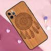 Деревянный чехол для телефона с цветочной мандалой для iPhone 17 Pro Max 11 14 15 16 Pro Max Plus 13 12 Mini 16e 17 Air Задняя крышка