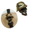 Helmet Skull Soldier Shape Lanyard Bead DIY Brass Paracord Bead Vintage Parachute Cord Beads for Bracelets Pendants