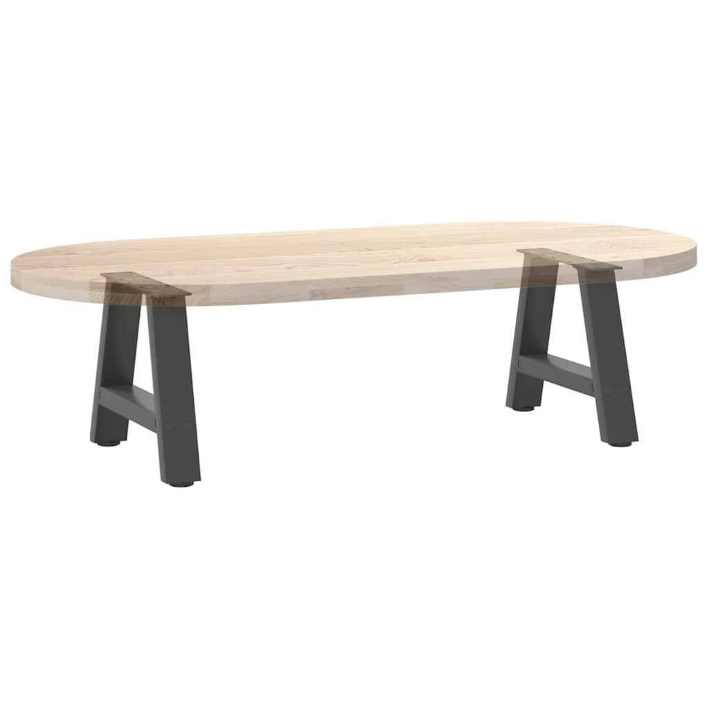 Vidaxl Nogi Do Stolika Kawowego, 2 Szt., Antracyt, 30X(30-31) Cm, Stal