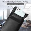 Cell Phone Signal Blocking Bag with Mountaineering Buckle, Anti Radiation Signal Shielding Bag, Multi functional Storage Bag