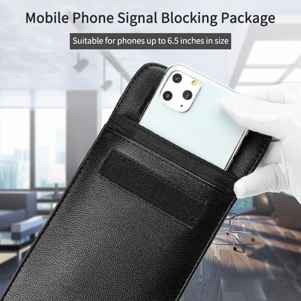Cell Phone Signal Blocking Bag with Mountaineering Buckle, Anti Radiation Signal Shielding Bag, Multi functional Storage Bag