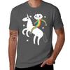 Unicorn Rainbow Boy Tshirt Classic Crew Neck Cotton Tshirt