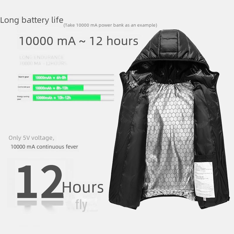 Children's USB Heated Vest - Electric, Warm, and Cotton for Boys and Girls