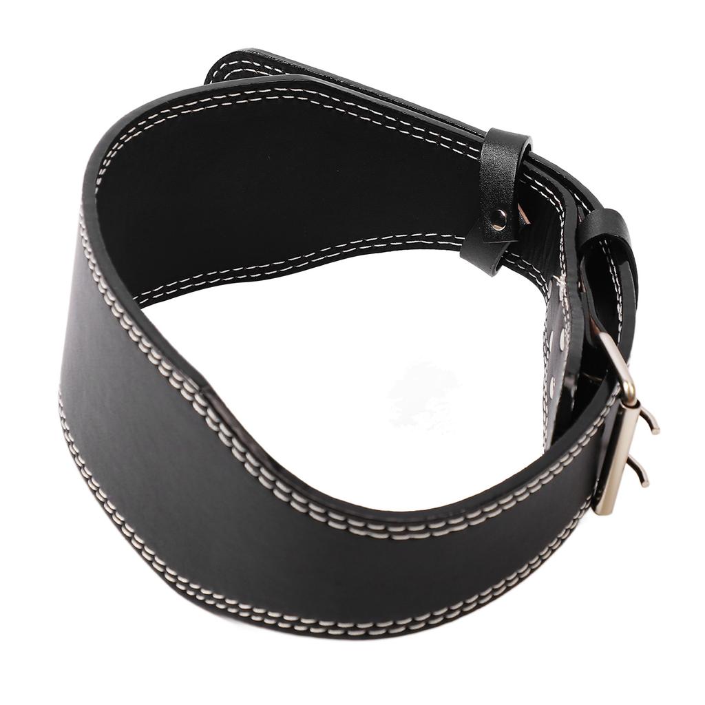 Пояс для поднятия тяжестей, защита талии, регулируемый пояс для поднятия тяжестей для тренировок в спортзале, черный, длина 130 см