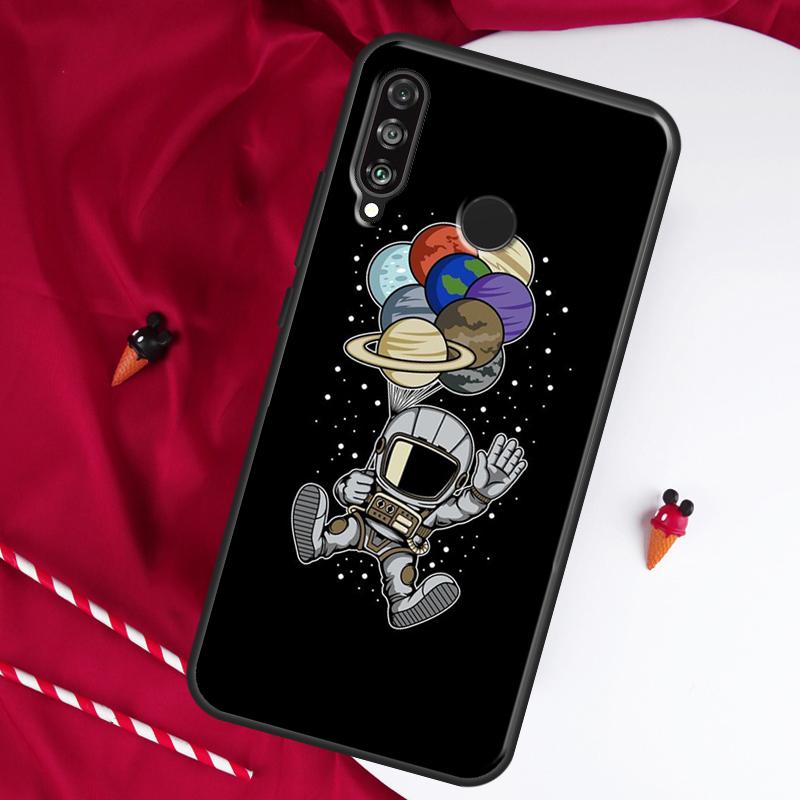 Эстетичный Космос Луна Астронавт Для Huawei Nova 9 SE 10 5T Y90 Y70 Y60 Y61 Y91 Y72 12i 12s 11i P60 Pro P20 P30 P40 Lite Чехол