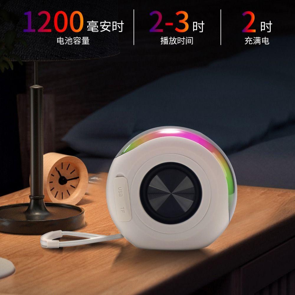 Музыкальный плеер 2-в-1 Мини Bluetooth-динамик Магнитный Высокий звук Беспроводная звуковая колонка Креативное Качество Портативный Сабвуфер Мужчины Женщины