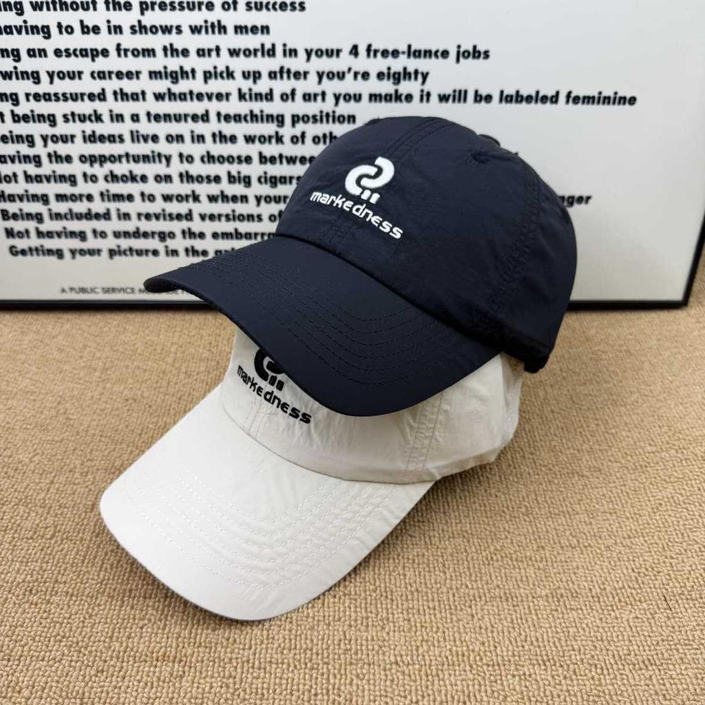 Thin quick-drying baseball cap men's symbol embroidered sunscreen soft top hat women's outdoor mountaineering breathable sunshade cap