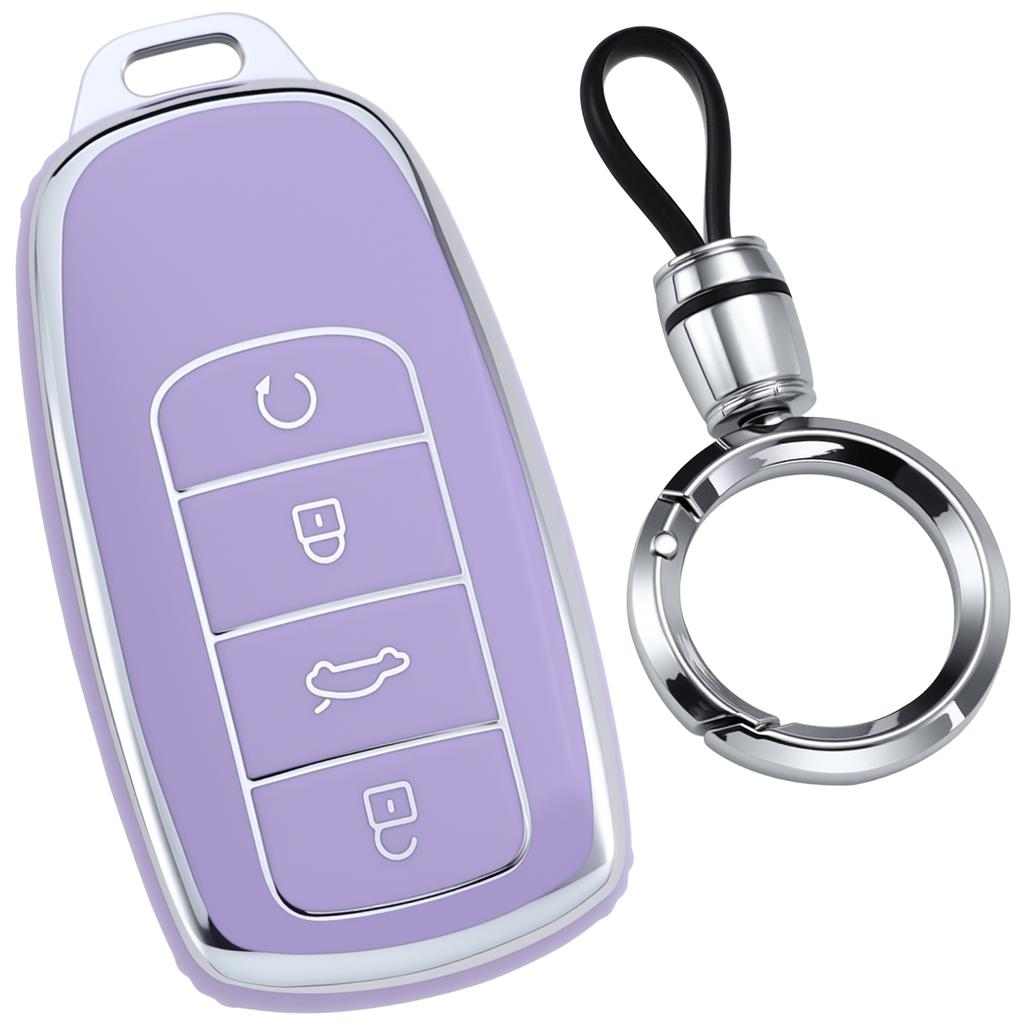 Чехол для автомобильного ключа подходит для Chery Omoda C5 Jaecoo Exeed Jetour Tiggo 8 Pro Tiggo 7 Pro Max Умный ключ Брелок Чехол для ключа