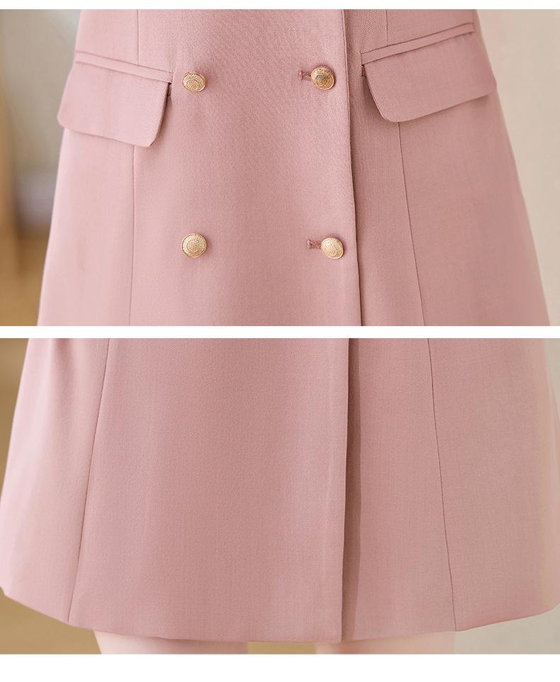 Женское осенне-зимнее платье миди приталенного кроя в стиле богини с воротником-стойкой (BL9925)